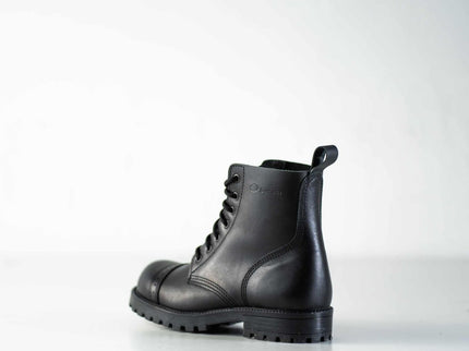 Samelin 517 Black Aviator Leather Boots – Unisex Handmade Combat - Grade Boots - Daily Nomad