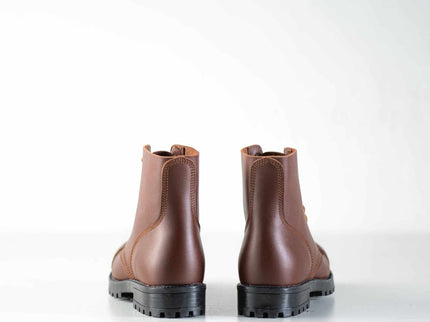 Samelin 517 Brown Aviator Leather Boots – Unisex Handmade Combat - Grade Boots - Daily Nomad