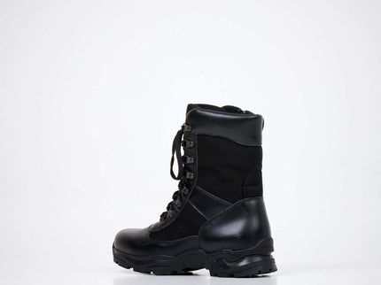 Samelin 590 Black Desert Boots – Zipper & Fury Sole - Daily Nomad