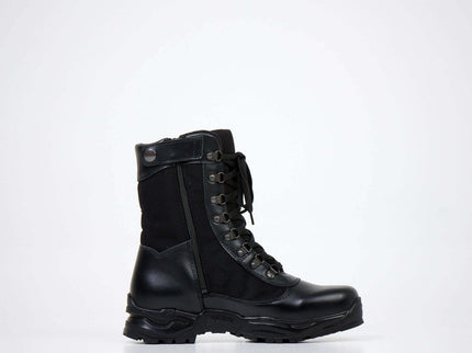 Samelin 590 Black Desert Boots – Zipper & Fury Sole - Daily Nomad