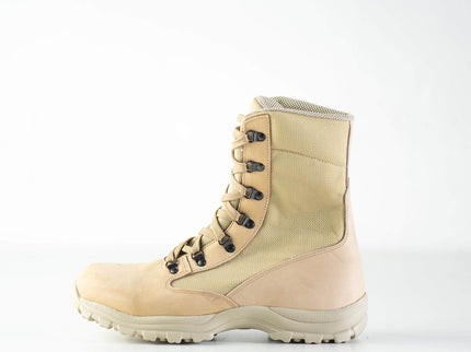 Samelin 598 Beige Nubuck Desert Boots – Handmade Military - Grade Boots - Daily Nomad