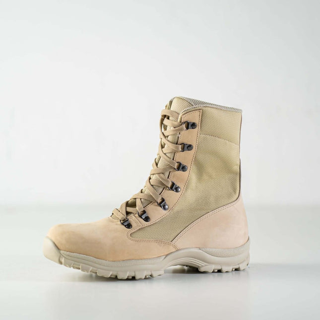 Samelin 598 Beige Nubuck Desert Boots – Handmade Military - Grade Boots - Daily Nomad
