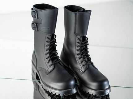 Samelin 791 Tarkovsky Black Leather Boots – Unlined Handmade Classic - Daily Nomad
