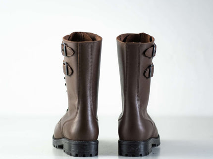 Samelin 791 Tarkovsky Dark Brown Leather Boots – Unlined Handmade Classic - Daily Nomad