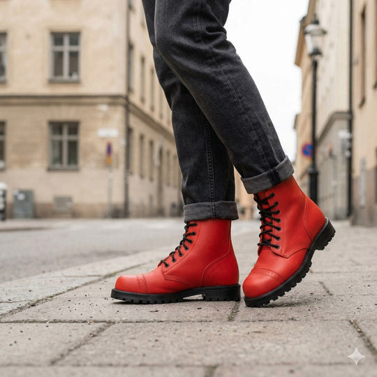 Samelin Aviator 517 Boots – Red — product view 1 of 6