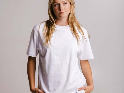 Sossu – Unisex Heavyweight Embroidered Cotton - Heavy T-shirt - White - Daily Nomad