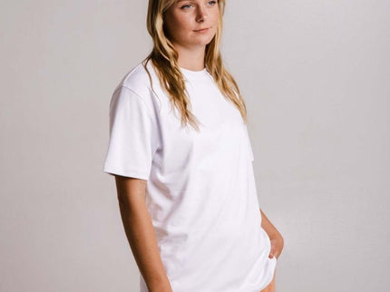 Sossu – Unisex Heavyweight Embroidered Cotton - Heavy T-shirt - White - Daily Nomad