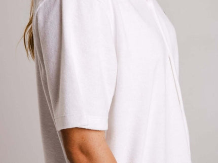 Sossu – Unisex Heavyweight Embroidered Cotton - Heavy T-shirt - White - Daily Nomad