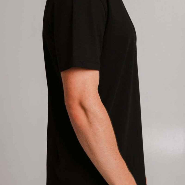 Sossu – Unisex Heavyweight Embroidered Cotton - T-shirt - Black - Daily Nomad