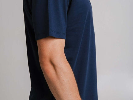 Sossu – Unisex Heavyweight Embroidered Cotton - T-shirt - Navy Blue - Daily Nomad