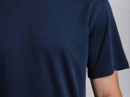 Sossu – Unisex Heavyweight Embroidered Cotton - T-shirt - Navy Blue - Daily Nomad
