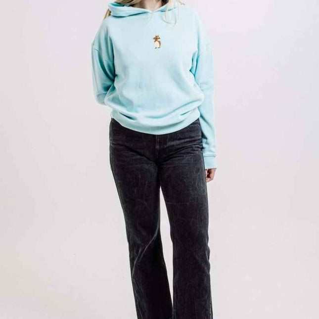 Squirrel Soft Fleece Full Zip Hoodie – Mint by Sossu - Daily Nomad