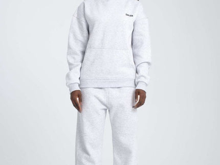 Streetwear hoodie - Heavyweight - Grey Melange - Daily Nomad