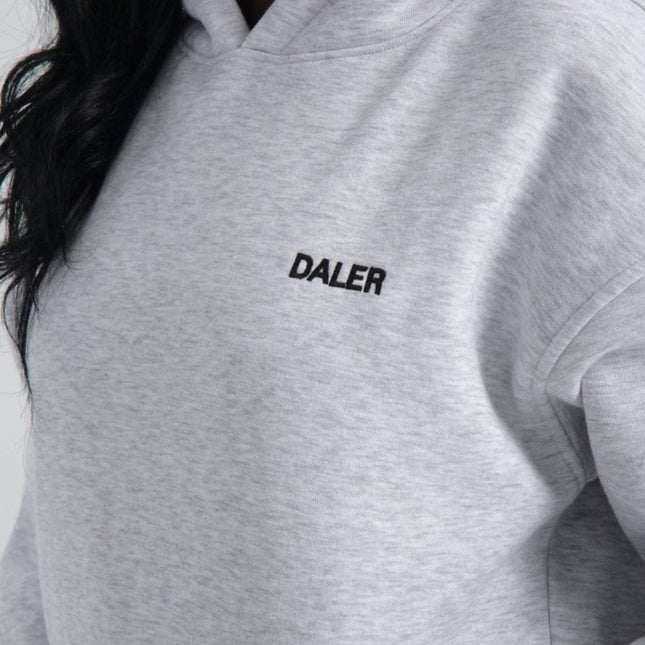 Streetwear hoodie - Heavyweight - Grey Melange - Daily Nomad