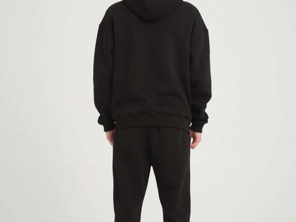 Streetwear hoodie - Heavyweight - Zipper - Black - Daily Nomad