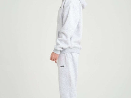 Streetwear hoodie - Heavyweight - Zipper - Grey Melange - Daily Nomad