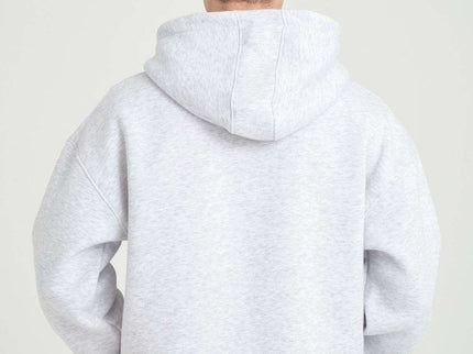 Streetwear hoodie - Heavyweight - Zipper - Grey Melange - Daily Nomad