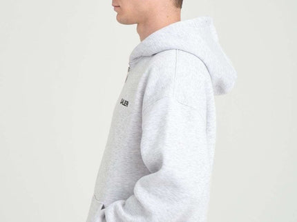 Streetwear hoodie - Heavyweight - Zipper - Grey Melange - Daily Nomad