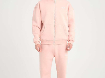 Streetwear hoodie - Heavyweight - Zipper - Pink - Daily Nomad