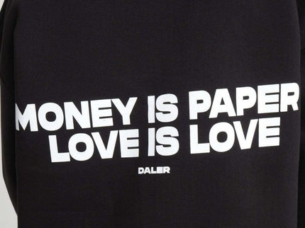 Streetwear hoodie - Zipper - Money is Paper Love is Love - Daily Nomad