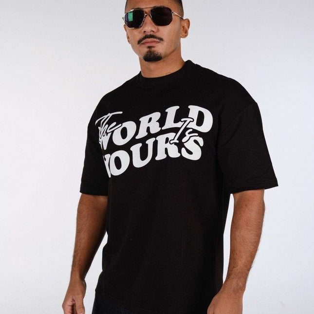 T-Shirt The World Is Yours - Black