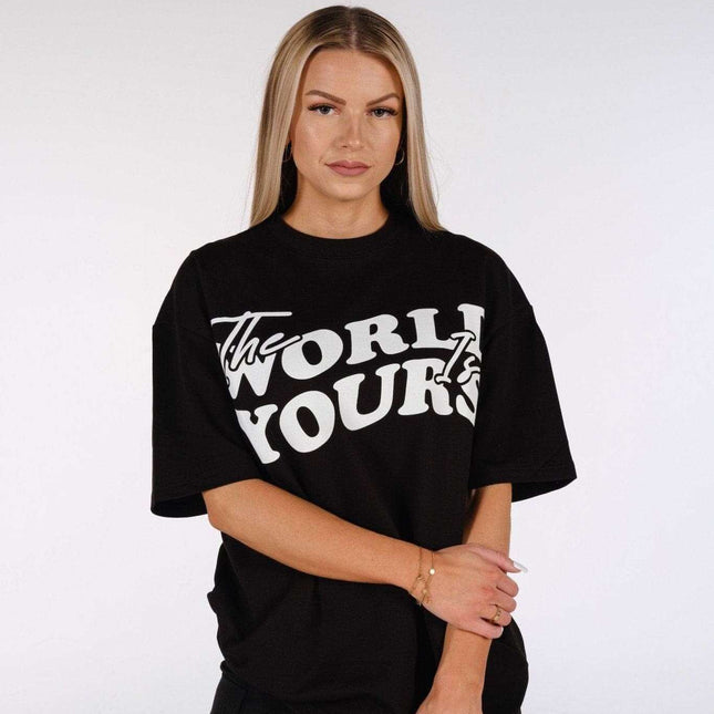 T-Shirt The World Is Yours - Black