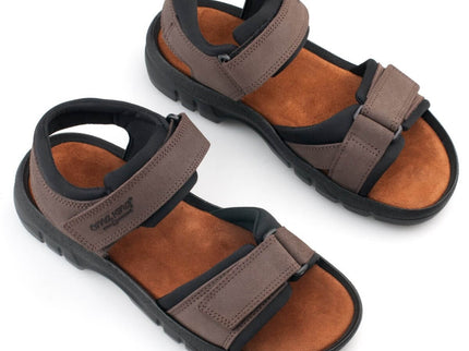 Tiidu Leather Sandals - Brown - Daily Nomad