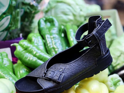 TOKU Athens Vegan Sandals - Black - Daily Nomad