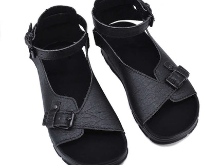 TOKU Athens Vegan Sandals - Black - Daily Nomad