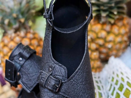 TOKU Athens Vegan Sandals - Black - Daily Nomad