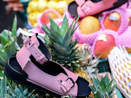 TOKU Athens Vegan Sandals - Pink - Daily Nomad