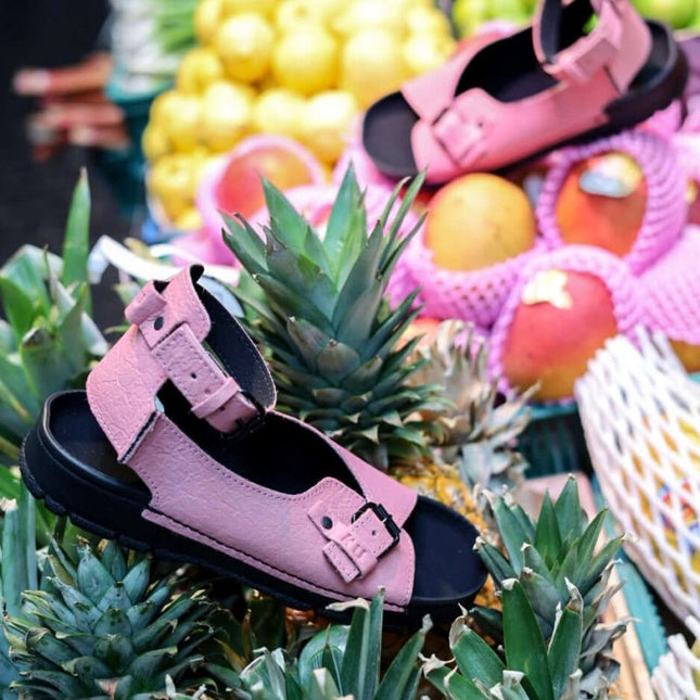 TOKU Athens Vegan Sandals - Pink - Daily Nomad