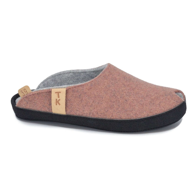 TOKU Brussels – Handmade Lambswool Slippers with Arch Support - Dust pink - Daily Nomad