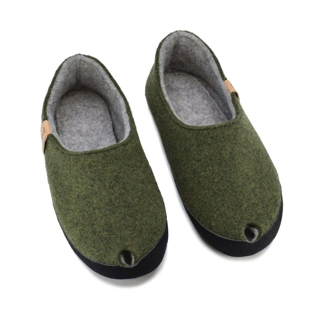 TOKU Budapest Slippers - Moss Green - Daily Nomad