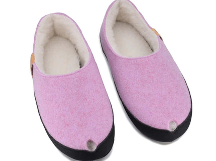 TOKU Budapest Slippers with Lambswool - Light Pink - Daily Nomad