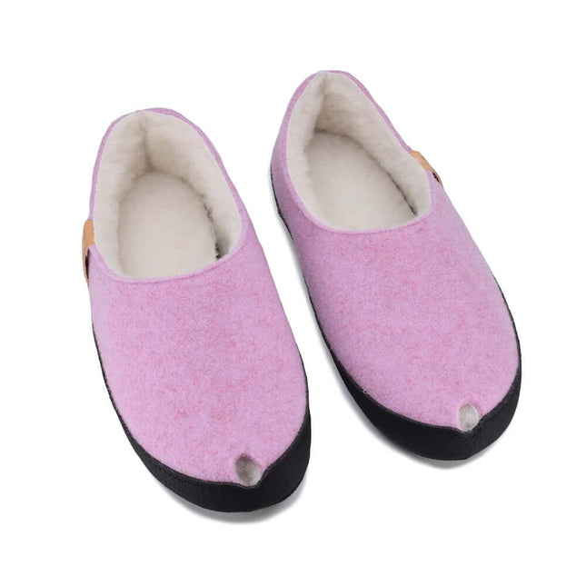 TOKU Budapest Slippers with Lambswool - Light Pink - Daily Nomad