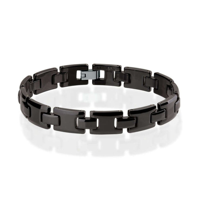 Trey – Black Ceramic Bracelet for Men by Leomani - Daily Nomad