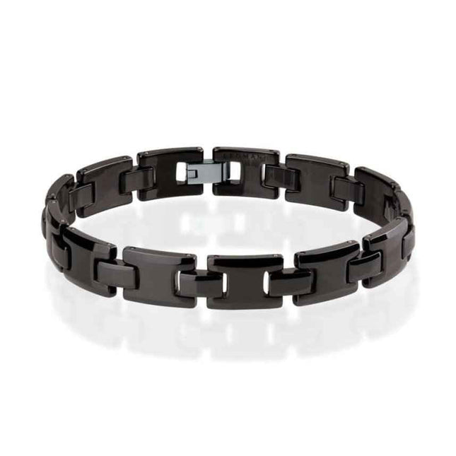 Trey – Black Ceramic Bracelet for Men by Leomani - Daily Nomad