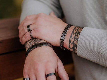 Trey – Black Ceramic Bracelet for Men by Leomani - Daily Nomad