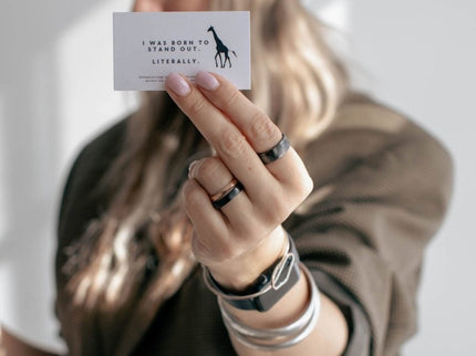 Ultra - Soft Beanie With A Giraffe Label - Daily Nomad