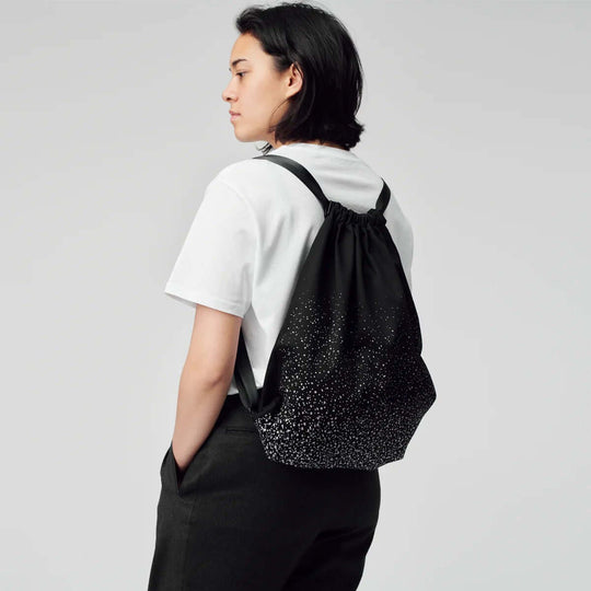 MARCH SPLASH reflective drawstring backpack