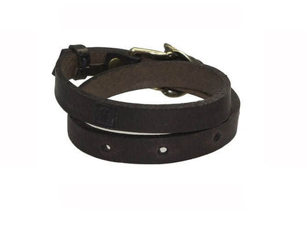 Wolf Leather Bracelet - Bronze Matte - Daily Nomad